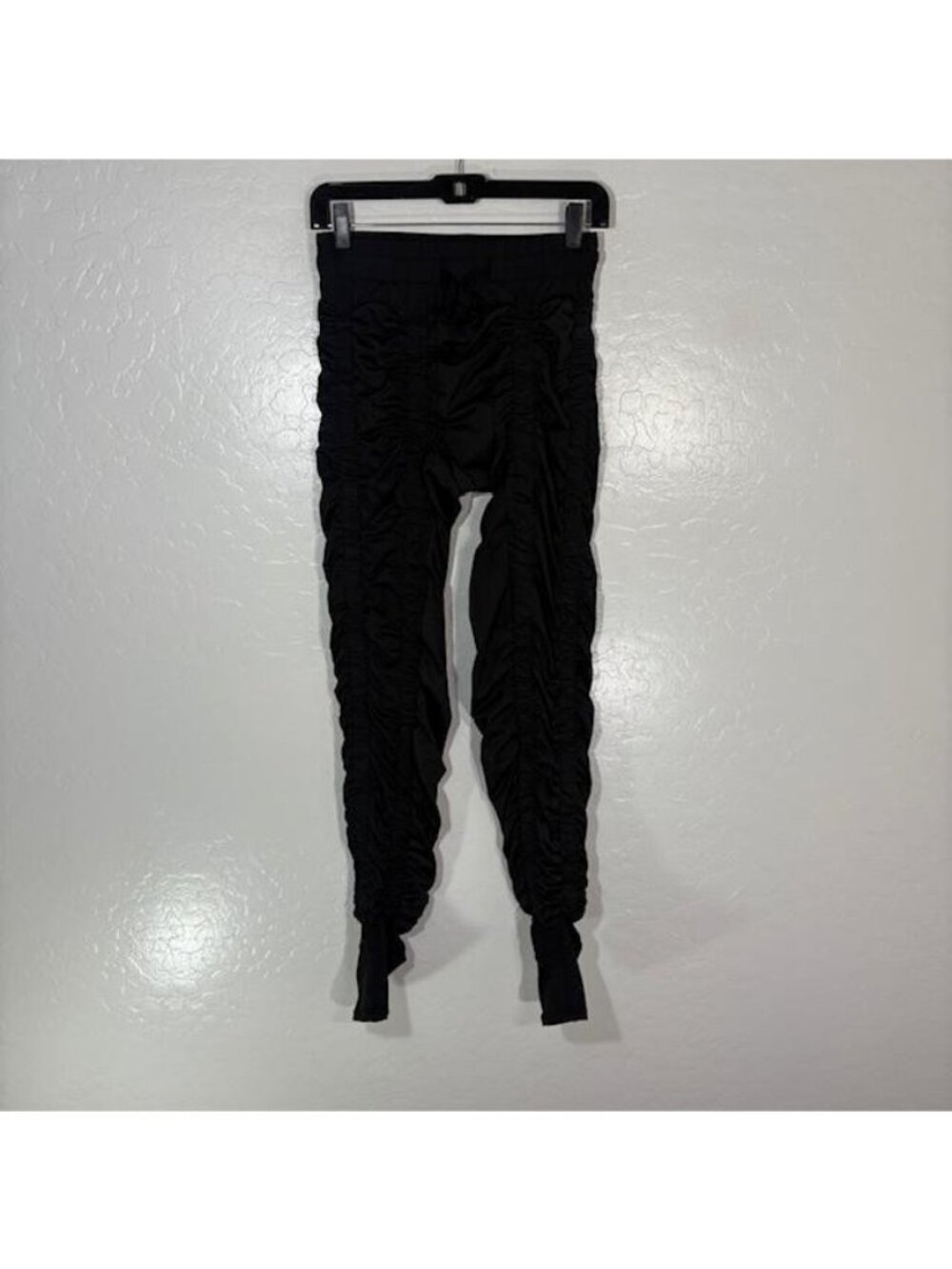 AGOGIE Leggings Womens L Black Resistance Stirrup Compression Pants Athletic
